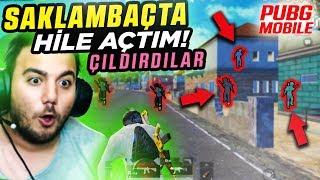 HİLE YAPTIM! ÇILDIRDILAR! SAKLAMBAÇ! PUBG Mobile Troll Komik Anlar