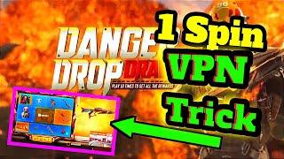 Danger Drop Draw  1 spin VPN trick ( Cod mobile) Lucky draw