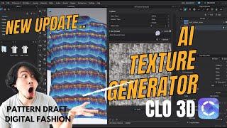 How to use New Feature in CLO 3D AI Texture Generator