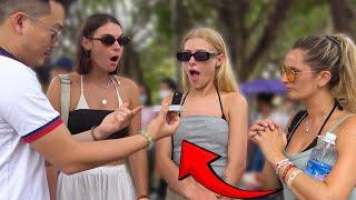 The Girls' Astonished Reactions to a Spectacular Magic Trick | LTA Magician