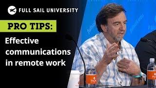 How to Communicate Effectively While Working Remotely  | Full Sail University