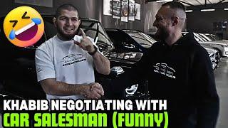 Khabib Nurmagomedov Negotiating With A Car Salesman (FUNNY VIDEO)