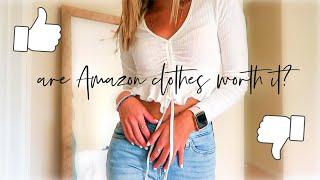 are amazon clothing worth the hype?? REAL try-on review of Amazon Clothes *do NOT buy this UNLESS..*