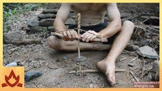 Primitive Technology: Cord drill and Pump drill