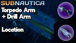 Torpedo Arm and Drill Arm Fragment Location | Subnautica