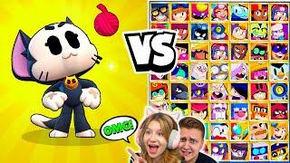 LEGENDA "KIT" jest ZBYT OP?!  (NOWY ZADYMIARZ vs WSZYSTKIE 75 POSTACIE!) ⭐ Brawl Stars Polska