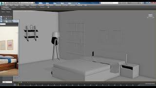 3dsmaxtutorials, Tutorial on Modeling,Texturing & Lighting a 3D Interior in 3dsmax using Vray