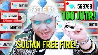 SULTAN BELI 570.000 DIAMONDS TOTAL 100JUTA TANPA RAGU SPECIAL 3JUTA SUBS! - Free Fire Indonesia #47