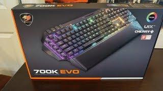 Cougar 700K Evo Cherry MX RGB Mechanical Gaming Keyboard Unboxing!