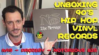 Unboxing: Discos de Vinilo 90s Hip Hop Vinyl Records - Nas - Prodigy - Notorious BIG