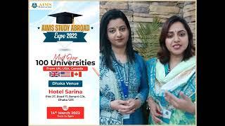 AIMS Study Abroad Expo 2022 in Dhaka | Study Abroad Expo | Education Expo | Study Abroad