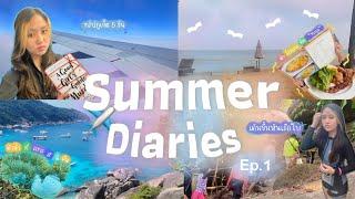 Summer diaries EP.1! ไปเที่ยวทะเลกัน; ไปเกาะสิมิลัน, ดำน้ำ, เดินขึ้นหินเรือใบ, ถ่ายรูปแบบสุดปัง