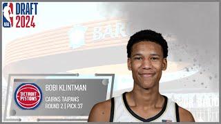 2024 NBA DRAFT: Bobi Klintman | Detroit Pistons