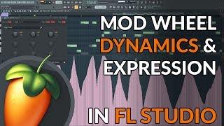 Mod. Wheel / Expression Curves & MIDI CCs in FL Studio Explained (Edit Events Function)