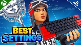 *NEW* Best Keyboard Settings + Sensitivity For Fortnite Chapter 6! (PS4/PS5/XBOX/PC)