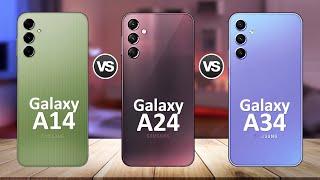 Samsung Galaxy A14 4G vs Samsung Galaxy A24 4G vs Samsung Galaxy A34