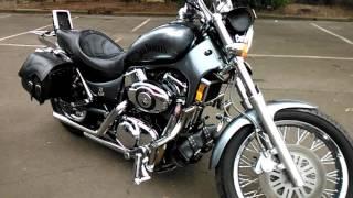 Suzuki Boulevard s83 american series best exhaust sound ever.  looooud