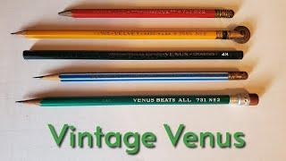 Venus Pencils from My Collection: a Quick Tour of Vintage Pencils