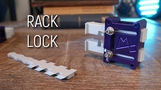 This Strange Lock can be opened with a Carrot? 3D Printed "Rack Lock"