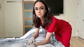 ASMR - Nurse Examines You In Bed - Head To Toe Medical Role Play - Softspoken Full Body Exam [POV]