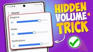 Hidden Volume Control Trick for Samsung Phone | Samsung Galaxy Control Volume Without Buttons