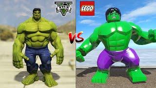 GTA 5 Hulk vs LEGO Hulk - WHO IS BEST?