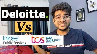 Deloitte Vs TCS / Infosys/ Accenture/ Wipro