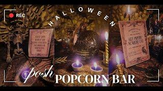 Halloween Popcorn Bar | DIY | Trick Or Treat Snack Station