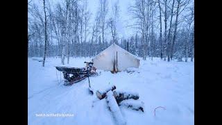 e1 | Our Journey #Winter Walltent #Camping #Alaska #family #travel #survival #vlog #animals #food