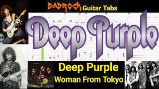 My Woman From Tokyo - Deep Purple - Guitar + Bass TABS Lesson
