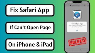 Solved: Safari Cannot Open the Page Because the Address is invalid iPhone || iOS 17 || 2023 ||