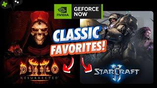 DIABLO 2, 3 & StarCraft Games ARRIVE! | GeForce Now News Update