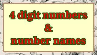 Number name of four digit numbers.place value of four digit numbers #Strawberry_Tech