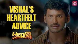 Vishal’s Impactful Scene! | Poojai | Shruthi Hassan | Hari | Tamil Movie | Sun NXT