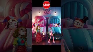 POV CATNAP wants to sleep in Girls Bed | The Amazing Digital Circus 0099 #shorts #animation #tiktok