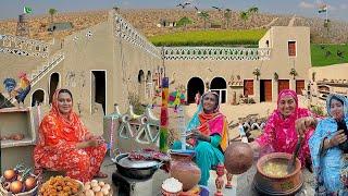 Beautiful Woman Village Life Pakistan | Ancient Culture | Traditional Recipe| Lehnda Punjab|Noordin