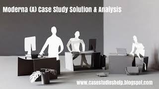 Moderna A Harvard Case Study Solution & Online Case Analysis