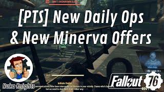 Fallout 76 PTS: New Daily Ops & New Minerva Plans!