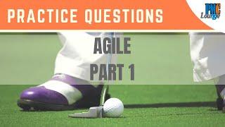 Agile Practice Questions for PMP and PMI-ACP - Part 1