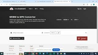 How to convert webm to mp4