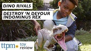 First Look at Jurassic World Dino Rivals Destroy 'N Devour Indominus Rex from Mattel