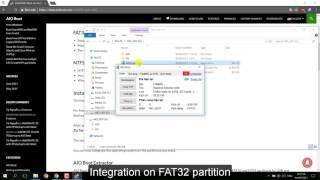 Install AIO Boot on multiple FAT32 and NTFS partitions