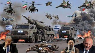 Israeli Military Covert Weapon Convoy Ruined By Irani Fighter Jets& War Helicopters GTA-5