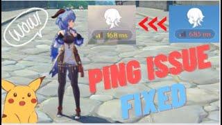 How to FIX Genshin impact PING issue Fastest method #genshinimpact #genshin #fixping