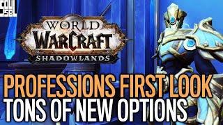 HUGE Improvements To Professions! WoW Shadowlands Alpha Early Look