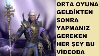 Orta oyunda yapılması gereken şeyler | Raid Shadow Legends Türkçe