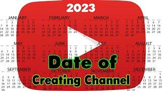 The Creation Date Of Your Youtube Channel | Know all channel details easily