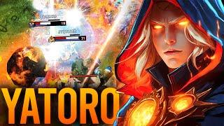 YATORO PICKS INVOKER MID AND GIVES POS 1 TO PURE FACELESS VOID | Dota 2 Invoker