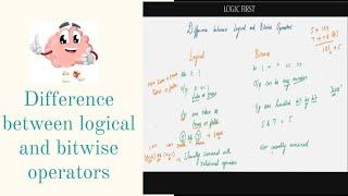 DIfference between logical and bitwise operators in C