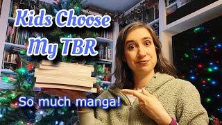 My Kids Choose My TBR! | Reading Vlog